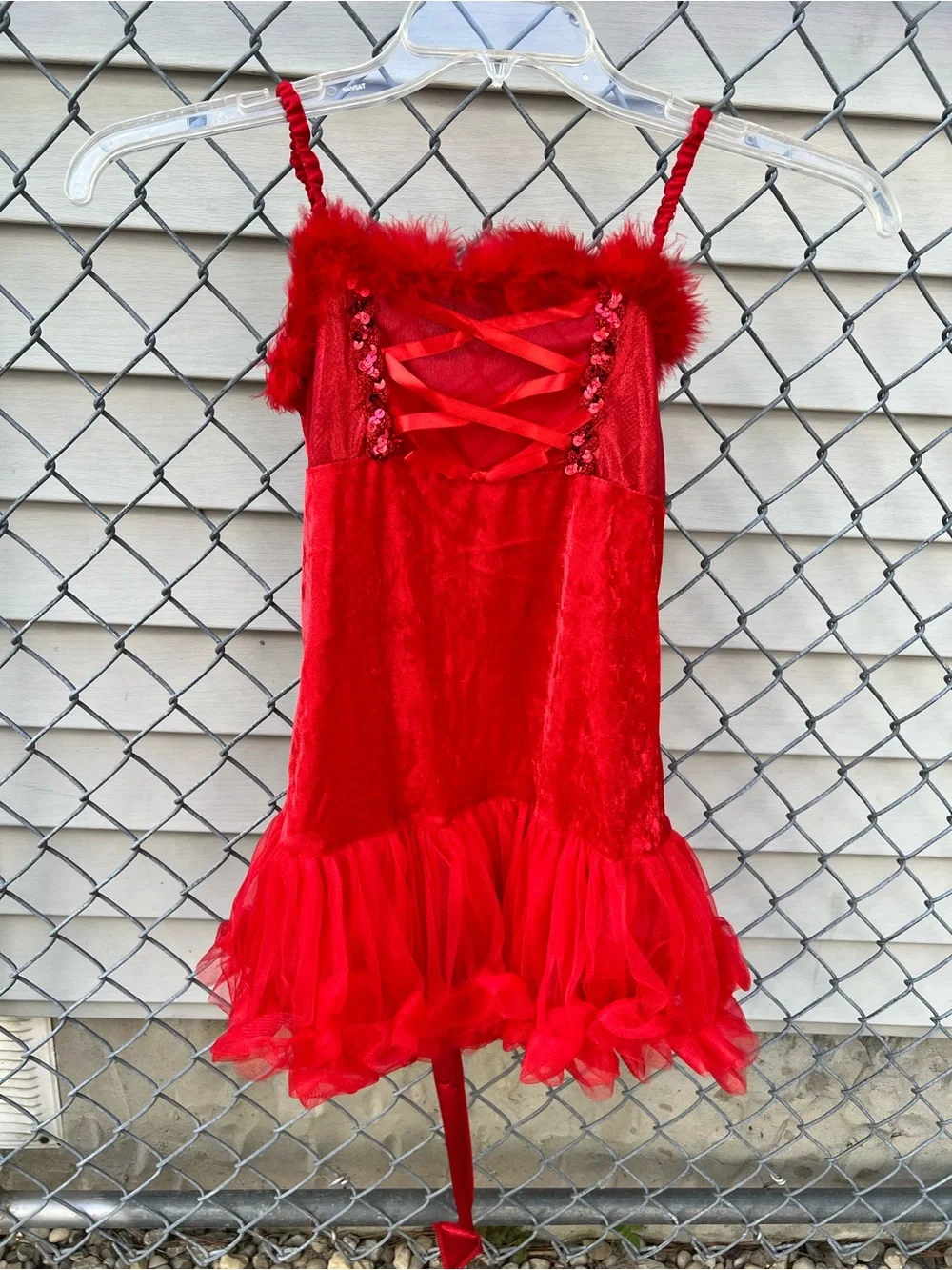 Spirit Halloween Darling Devil Kids Costume Red Large - Picture 2 of 7